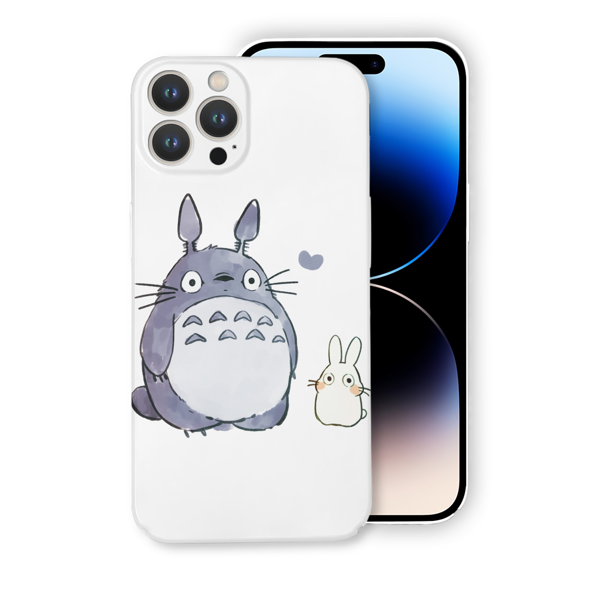 （画像用） となりのトトロ 草壁メイ 草壁サツキ My Neighbor Totoro Satsuki Kusakabe Mei Kusakabe 【iPhone 14シリーズ対応】ハードケース